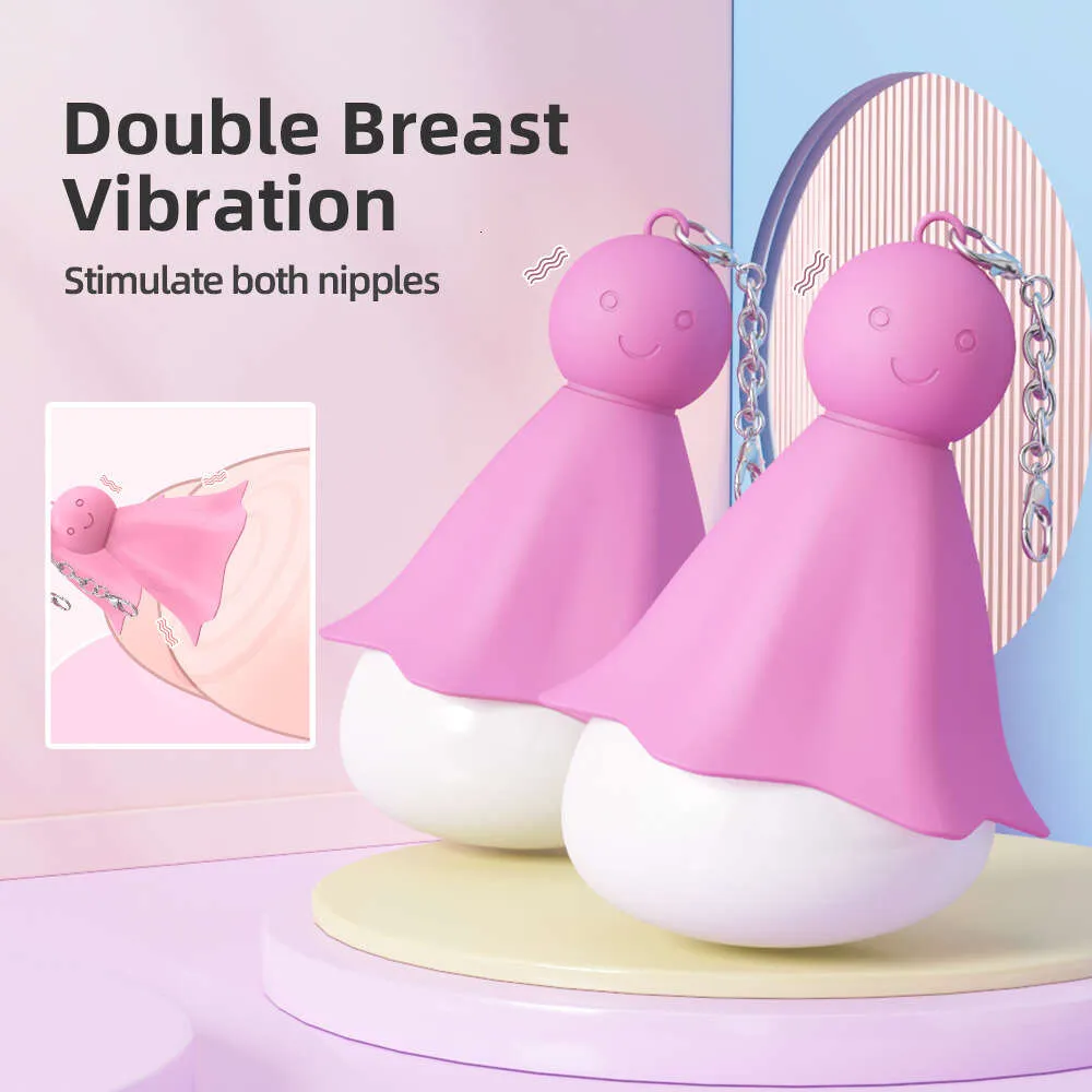 10Mode Strong Stimulus Nipple Clamp Vibrator sexy Toys For Women Sucker Clips Female Breast Stimulator BDSM Adult G-Spot Vibrator