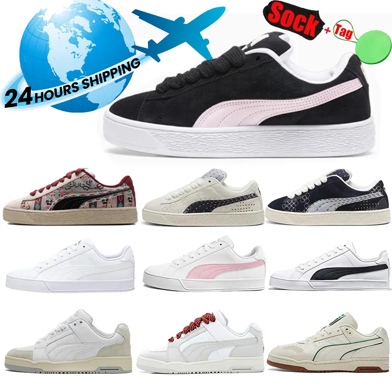 mens womens classic pumaa suede xl designer shoes pink white black blue men women casual shoes trainers sneakers 35.5-45