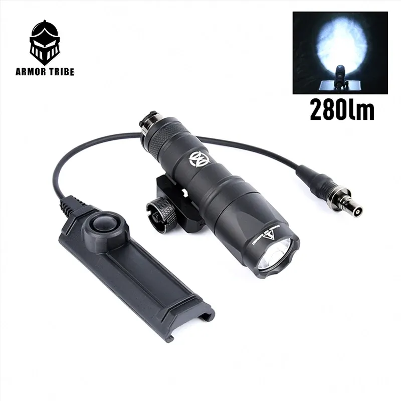 Scopes Tactical SF M300 M300A Pression double fonction Interrupteur à distance constant / Lil de poche à LED moment