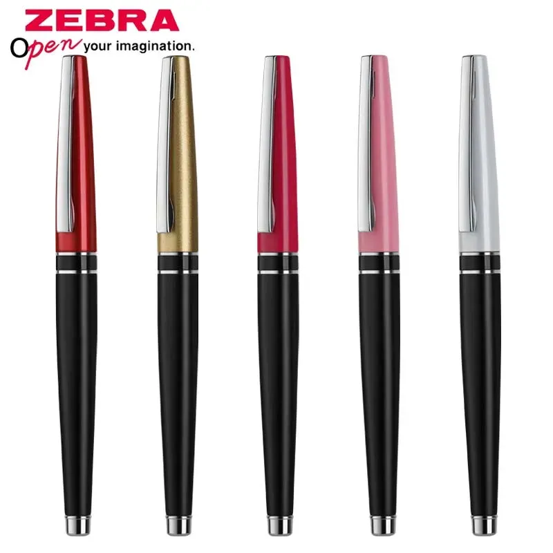 Pens Japonya Zebra Vintage Jel Pen Jj93 1pcs Rougel Sınırlı Metal Kalem Siyah Mürekkep Doldurulabilir Doldurma 0.5mm