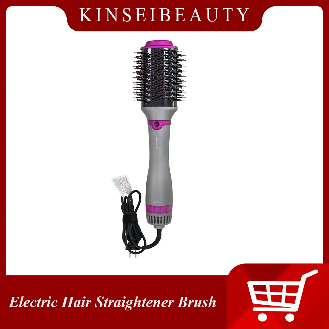 Essiccatore Nuovo arrivo 2 in 1 Riparato ad aria calda elettrica a un passo Professional Hair Styler Electric Ion Blow Brush