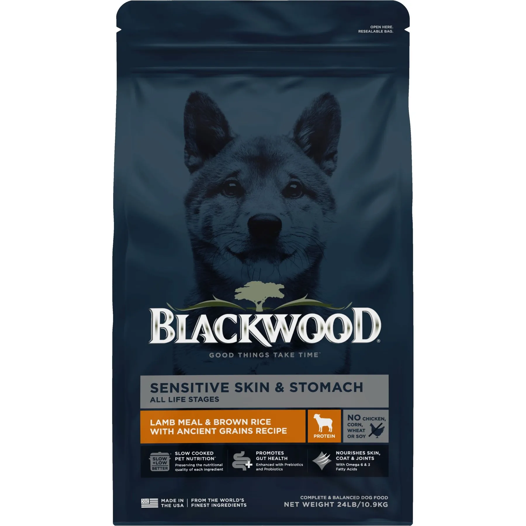 Chicken Entree Authority Skin And Coat Dog Food Sensitive Stomach - Main Image