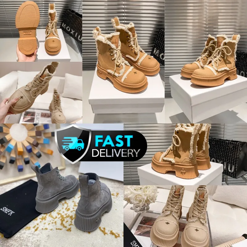 Designer Boots popularne kobiety botki kostkowe luksusowe podeszwy impreza gęsta obcas rozmiar 35-40 pieszy na deser