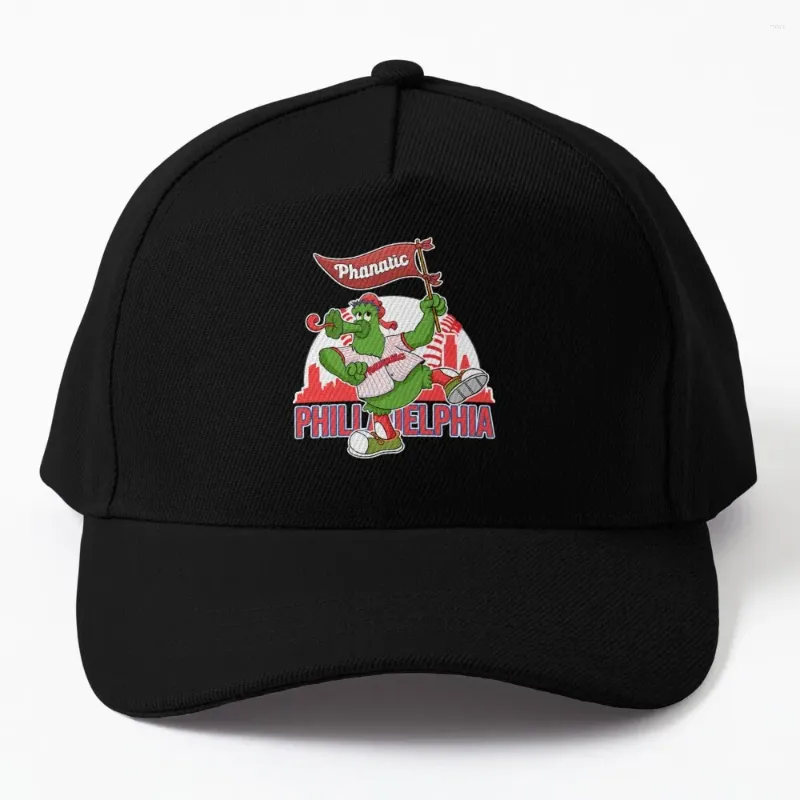 Ball Caps Phillies T-Shirtphillies Baseball Mascot Phanatic Sticker Cap Western Hats Hat Female Men's