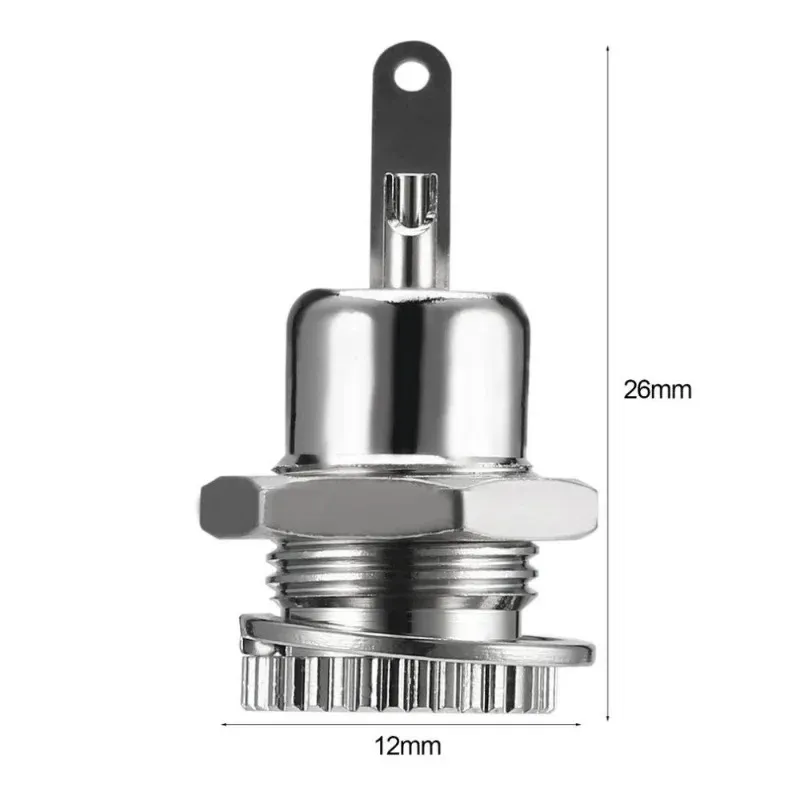 2024 NOUVEAU DC-099 5,5 mm x 2,1 mm 30V 10A COCHET DE POWER DC, Adaptateur de connecteur de montage féminin fileté 1.Pour la prise de prise d'alimentation DC