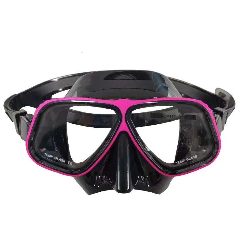 Diving mask Plasticalloy frame scuba equipment snorkeling goggles Tempered glass 240416