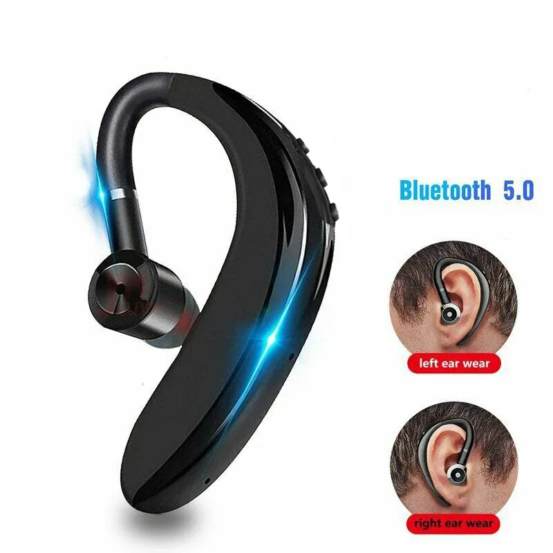 S109シングルイヤーワイヤレスBluetooth互換ヘッドフォンインイヤーコールノイズキャンセルビジネスイヤホン