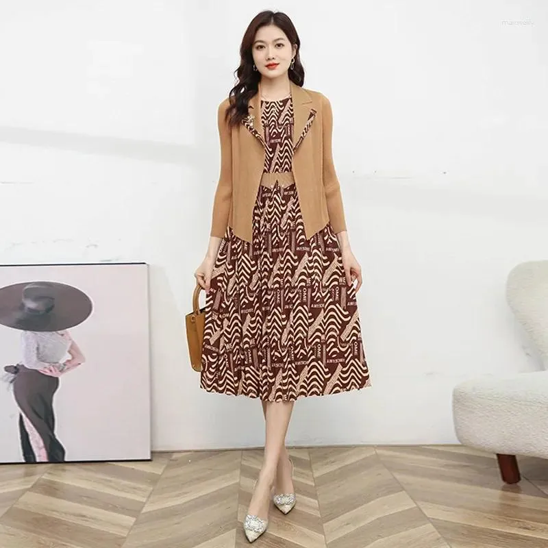 chinese dress ladies Two Piece Mother of The Bride Dresses,Ruffled Mother of The Bride Dress,MD00041, US8 / Dark Navy