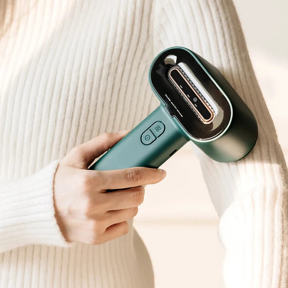 Marketler Elektrikli Çift Kafa Taban Taban Çıkıştırıcı Evrensel USB Giysileri Fuzz Pelet 3speed Ayarlama Ücreti Kumaş Tıraş Makinesi Çıkarır