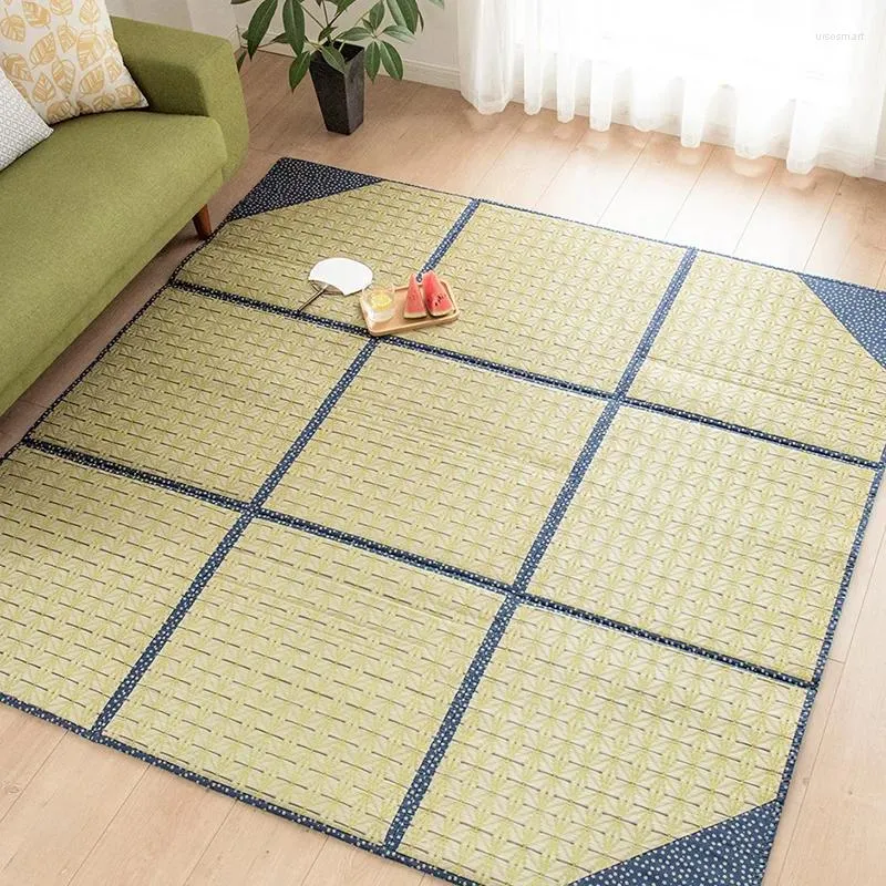 Dywany japońskie pośpiech na salon dzieci naturalne tęczówkę matę domową dywaniki podłogowe 133 200 cm/200 cm duży dywan