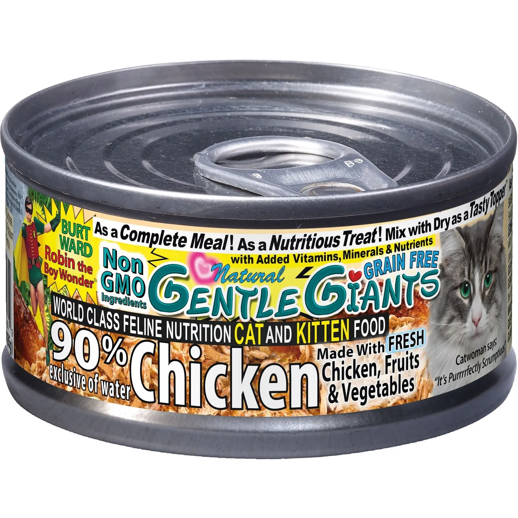 Fresh Look at Gentle Giants Grain Free Natural Non Gmo Chicken Canned Cat