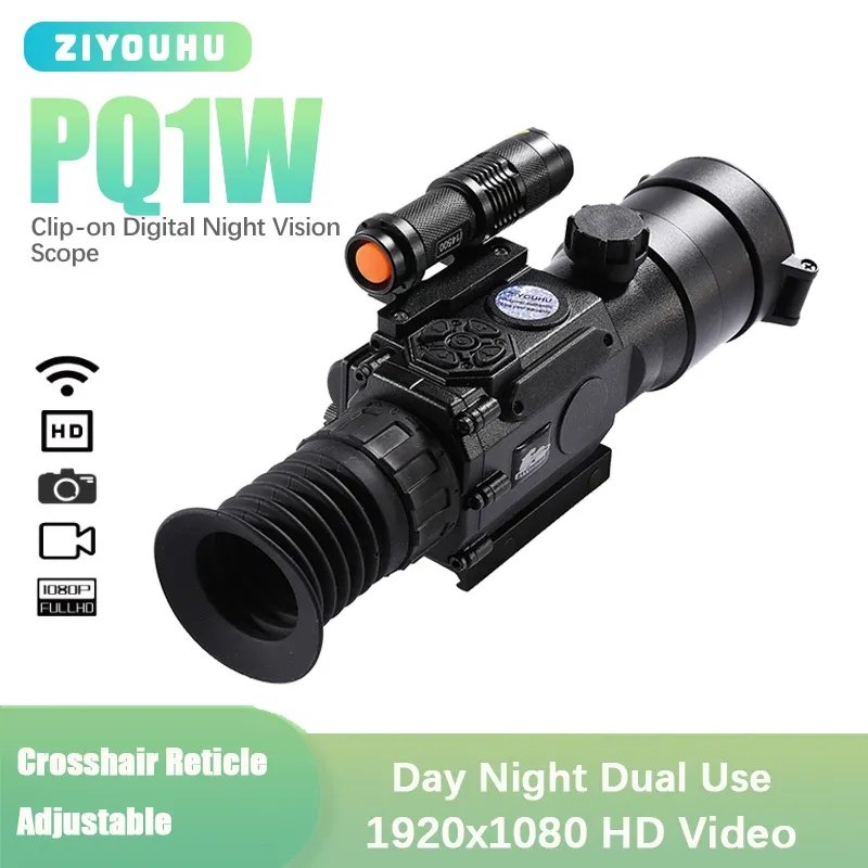 Cameras New Upgrade Night Vision Sight Scope Infrared Camera Take Photo Video Playback Wifi Monocular Aiming Riflescope 11x for Hunting