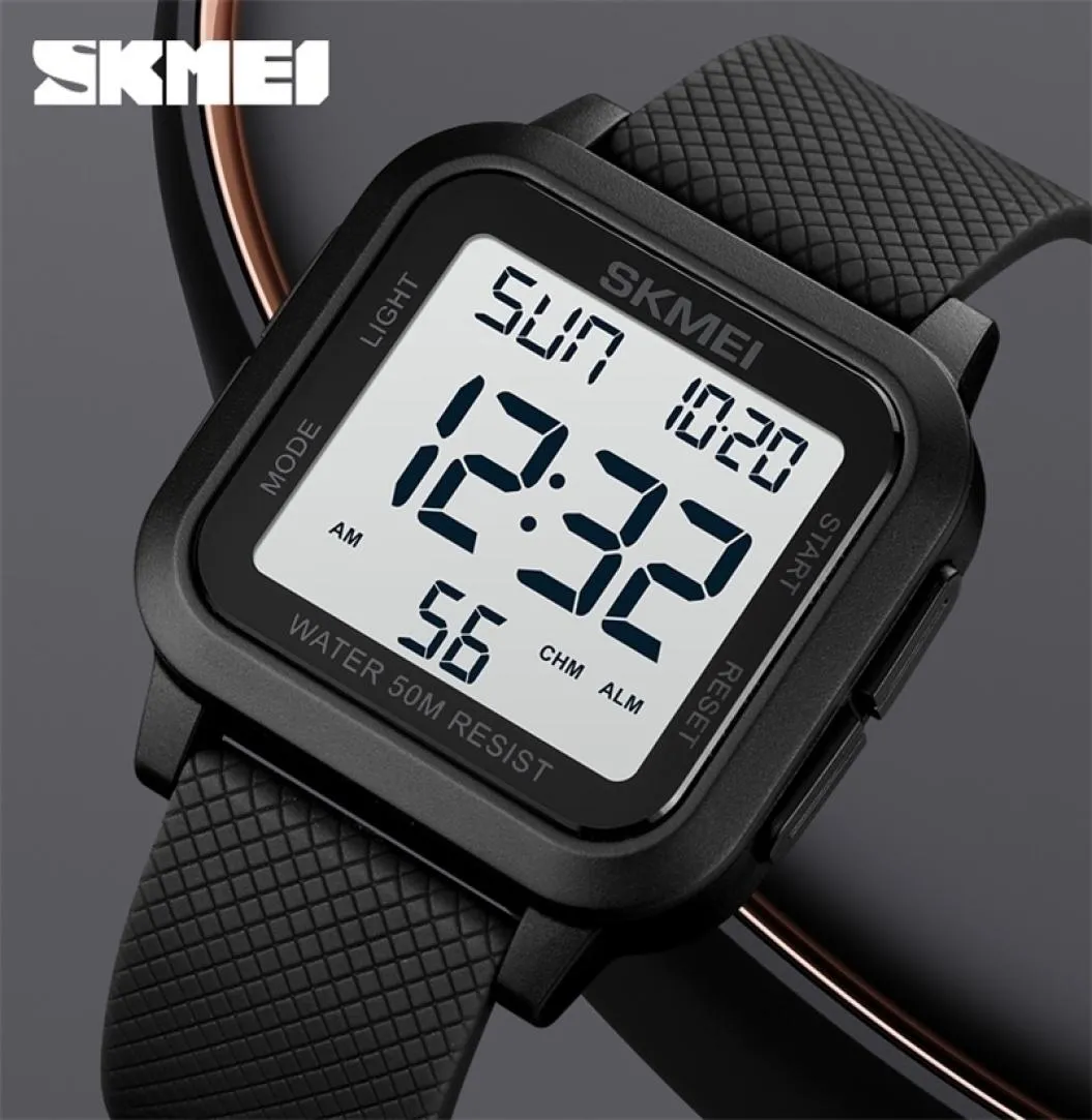 Skmei Sport Digital Watch Fashion Led Mens Watches Chrono Electronic Wristwatch Waterproof Countdown Clock Reloj HOMBRE 2206188926356