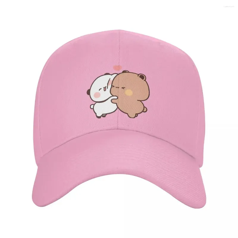 Berets Bubu Dudu Hug Love Baseball Cap Adult Sport Sun Hats Panda Bear Breathable Polyester Racing Washable Caps