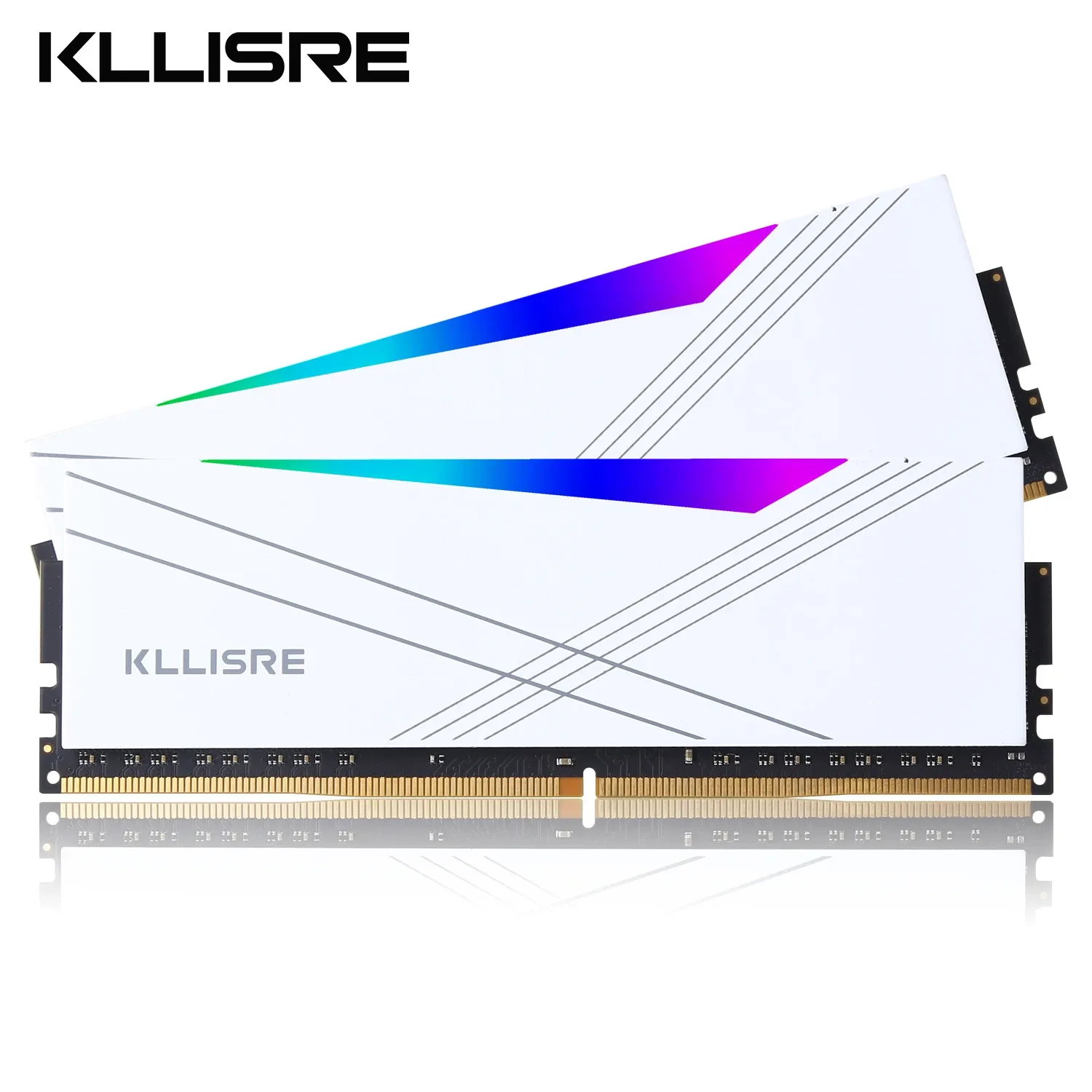 Gear Kllisre RAM DDR4 8 Go 16 Go RVB Mémoire 3200MHz 1,35 V Bureau DIMM élevé compatible