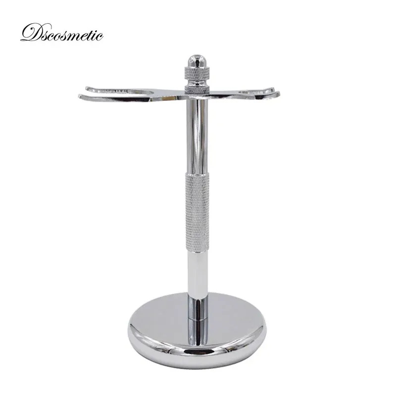 Blades Deluxe Chrome Stand per rasoio di sicurezza e spazzola più recente stand di rasatura per regali di lusso