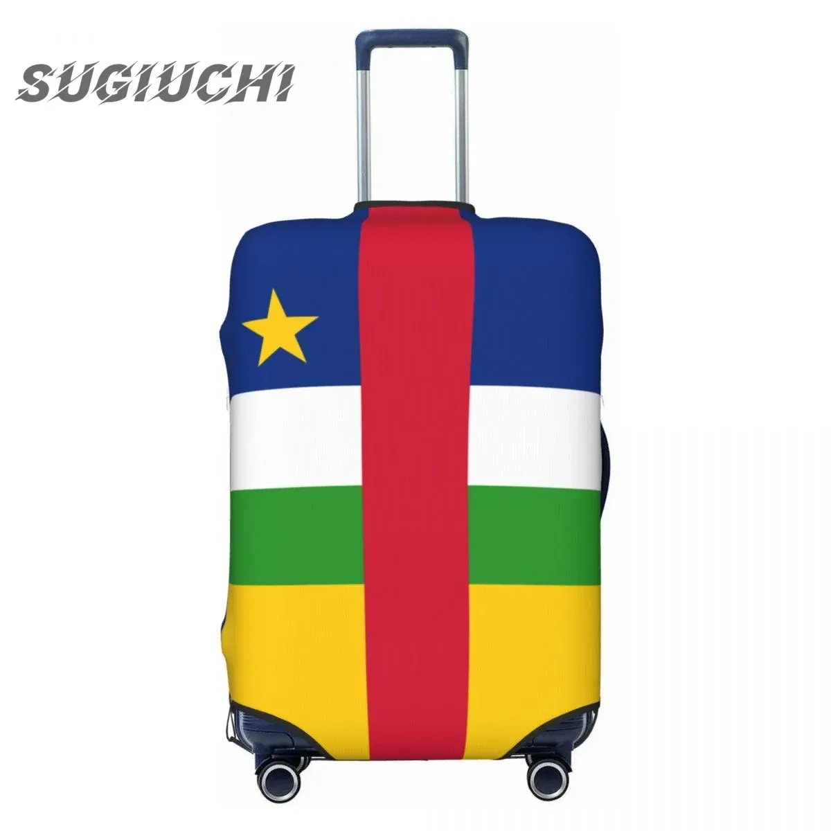 Accessoires Centrale Afrikaanse Republiek Bagage Bagage Cover Suitcase Travel Accessoires Gedrukte Elastische Dust Cover Bag Trolley Case Protective