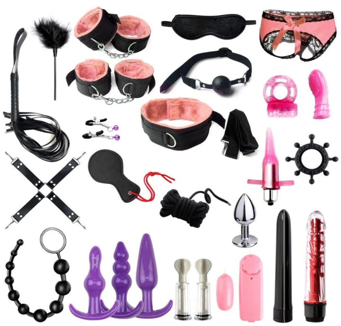 SM 26 Träning Piece Kit Combination Set Adult Binding Belt Anal Plug Appliance Make and Wife Sex Products Hhhrain NK8W87344853617704