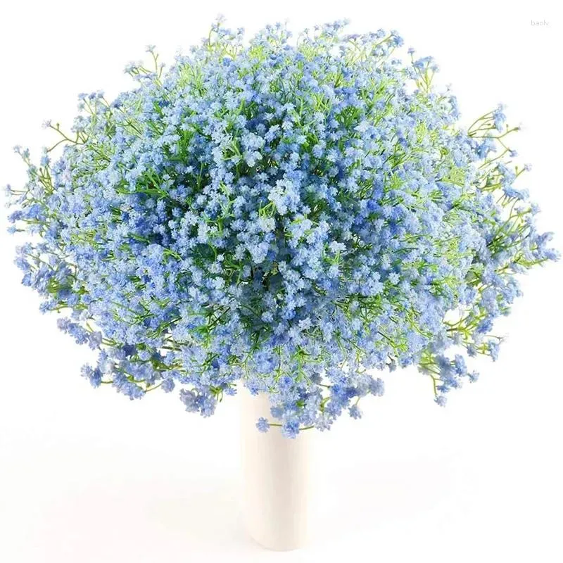 Fiori decorativi da 7 pacchetti artificiali gypsophila rami fiori