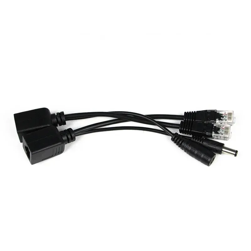 Poe Cable Power Power Over Ethernet Adapter Cable PoE Splitter Injecteur MODULE D'alimentation 12-48V pour la caméra IP