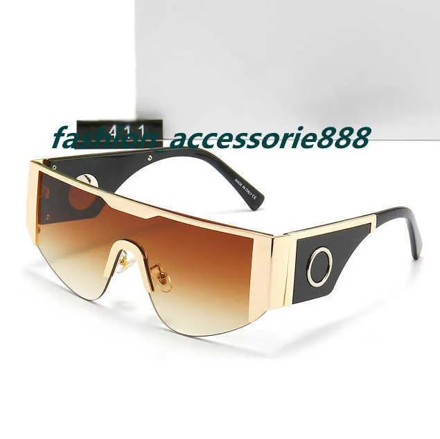 2023 Classic Retro Designer Sunglasses Trendência da moda 411 óculos de sol anti-Glare UV400 Óculos casuais para mulheres