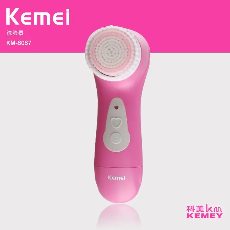 Инструмент Kemei Rechargable Face Cleanser Cleaner Electric Ultrasonic Cleanser Limpiador очищающая щетка для лица Brosse Visage