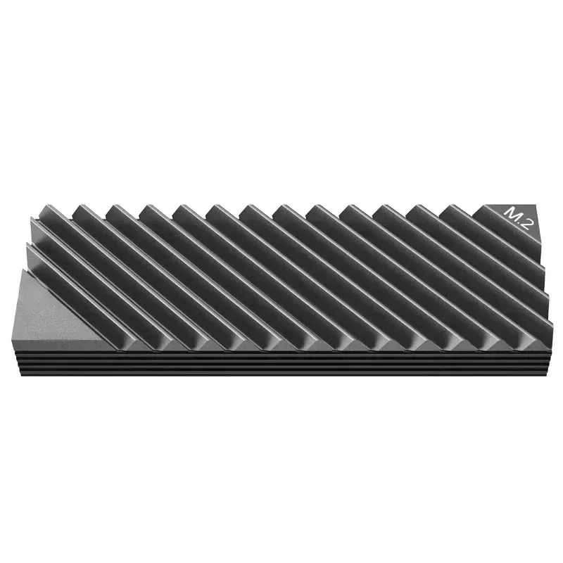 2024 M.2 2280 SSD NVME koellichaam M2 2280 vaste toestand harde schijf aluminium koellichaam met thermische paddesktop -pc thermische pakking voor gaming