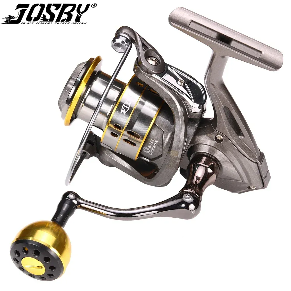 Combo Josby Spinning Fishing Reel 5.2: 1 overbrengingsverhouding Max