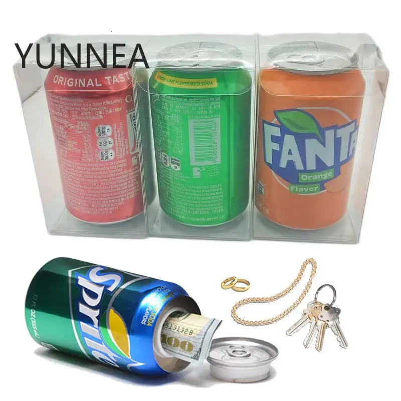 1pc Cretive Private Money Box Cola Fanta Can Fake Sight Secret Home Diversion Stash Container Hiding Storage Compartment Tools 240415