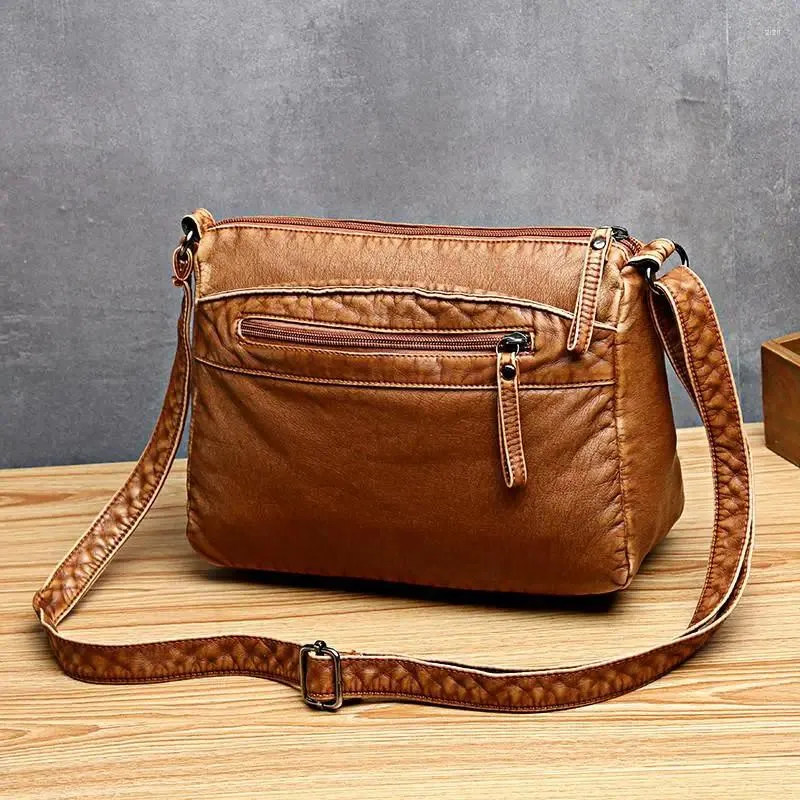 Umhängetaschen Mode Frauen Messenger weiche PU Leder Luxus Crossbody Girls für Designer Handtaschen klein