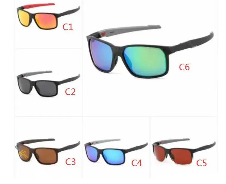 Lunettes de soleil de créateurs Lunettes de soleil d'ombre d'été UV400 pour hommes Sports Lunettes de soleil Riding Bike Sun Glass Polarisation Lens Reco Color revêtu TR-90 Frame