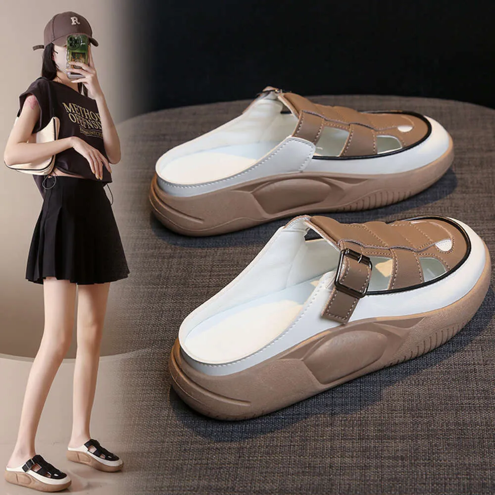 2024 Little White Shoes Womens Summer New Korean Edition Female Student Breattable Sandals Street Shoes Sneakers ZY5819