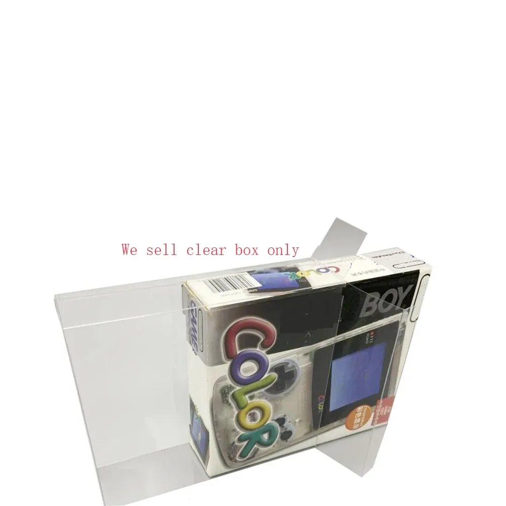 Lautsprecher transparent klare Speicherabdeckung für GBC für Gameboy Game Console Protective Collection Display Box