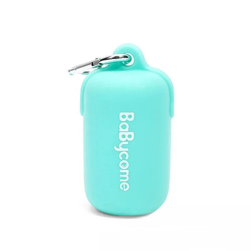 Porta del distributore di borse cacca cani con carabinatore viaggi animali domestici alloggiamenti animali domestici Accessori in silicone.