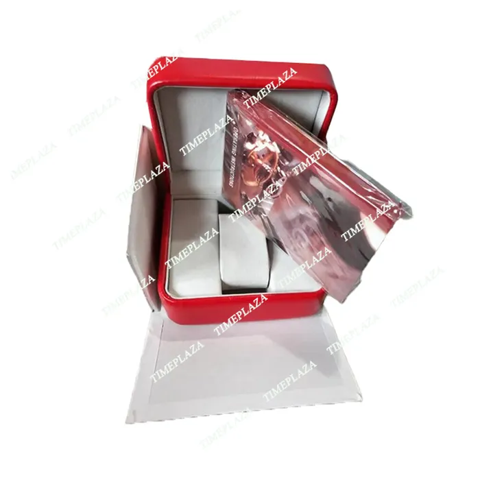 Новые квадратные красные для Om Ega Watch Boxs Esbooklet Card Теги и бумаги на английских часах коробки оригинальные внутренние наручные часы между мужчинами.