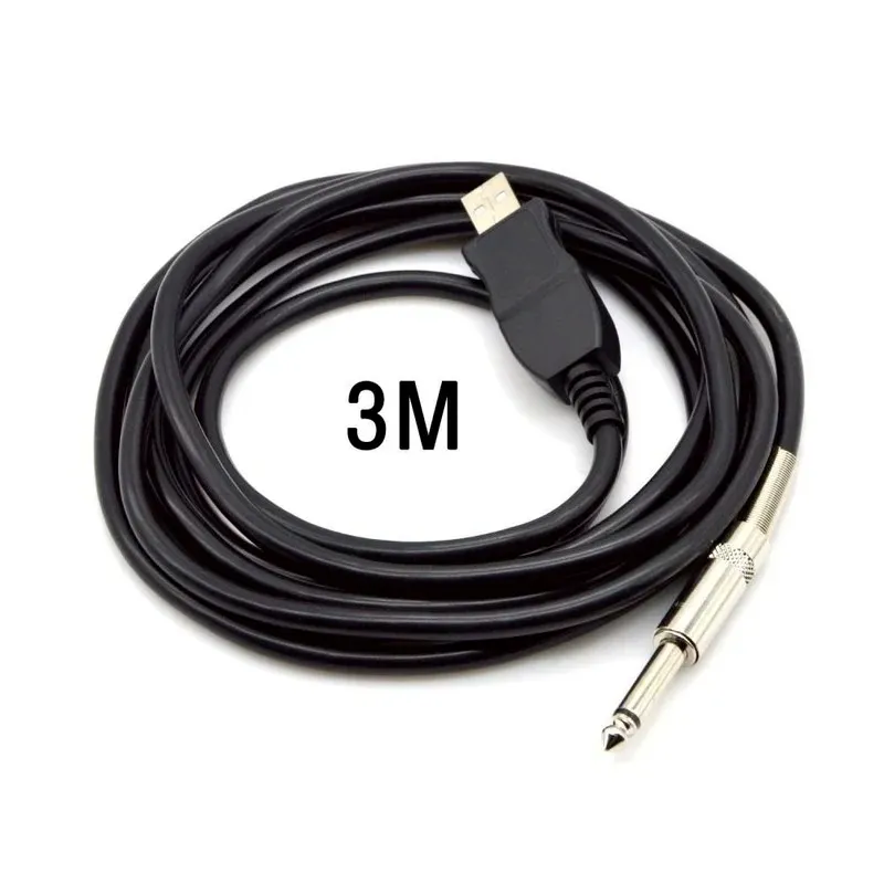Высококачественный 3-метровый USB до 635 гитарного кабеля для подключения гитары к компьютеру через USB-соединение