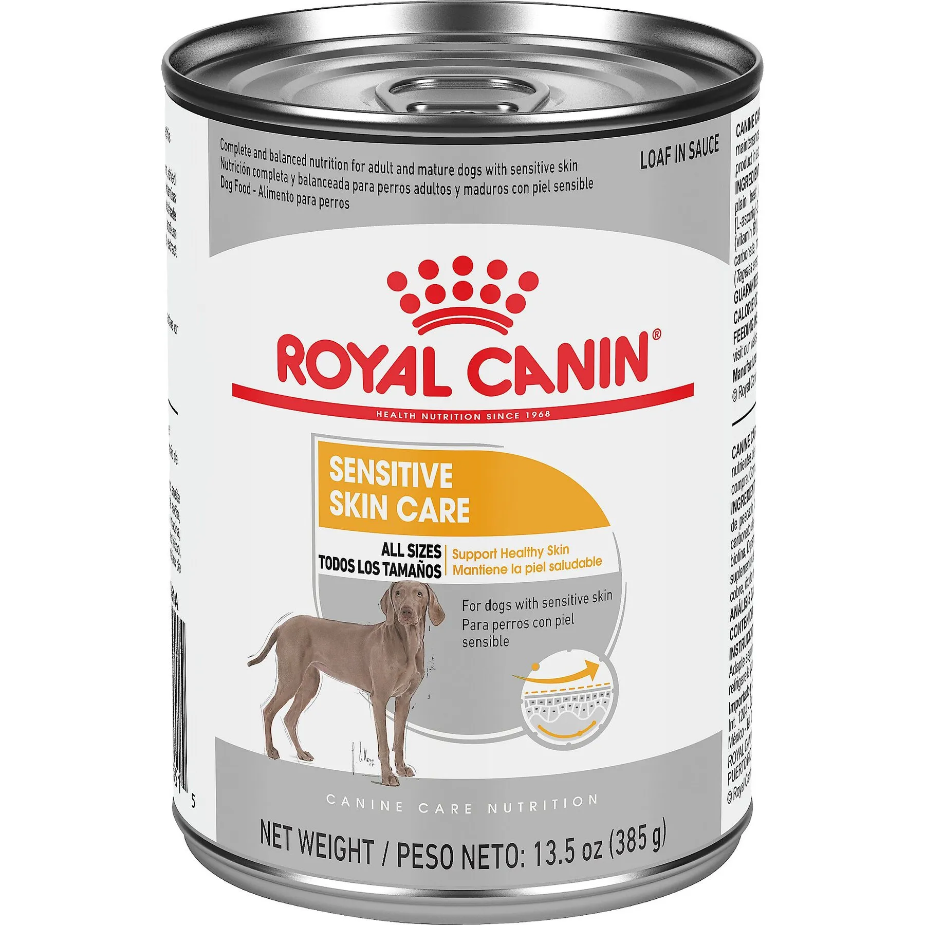Royal Canin Dog Food Sensitive Skin Care Loaf In Sauce Canned Dog