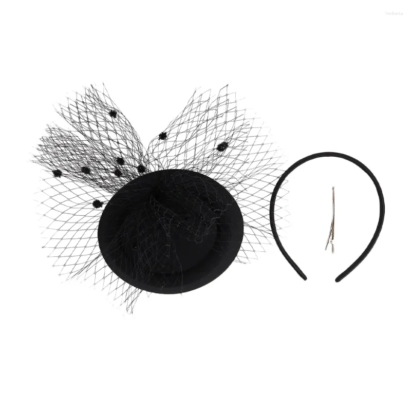 Bandanas Tea Party Hat Fascinator Fascinators Hats For Has Hair Headband Black Dress