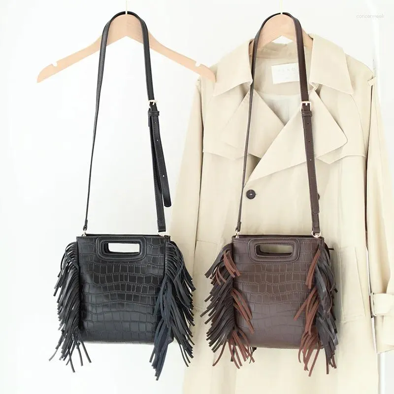 Bag Arrival Alligator Cute Cellphone For Girls Pu Leather Convenient Shoulder Pretty Tassel Women Handbags