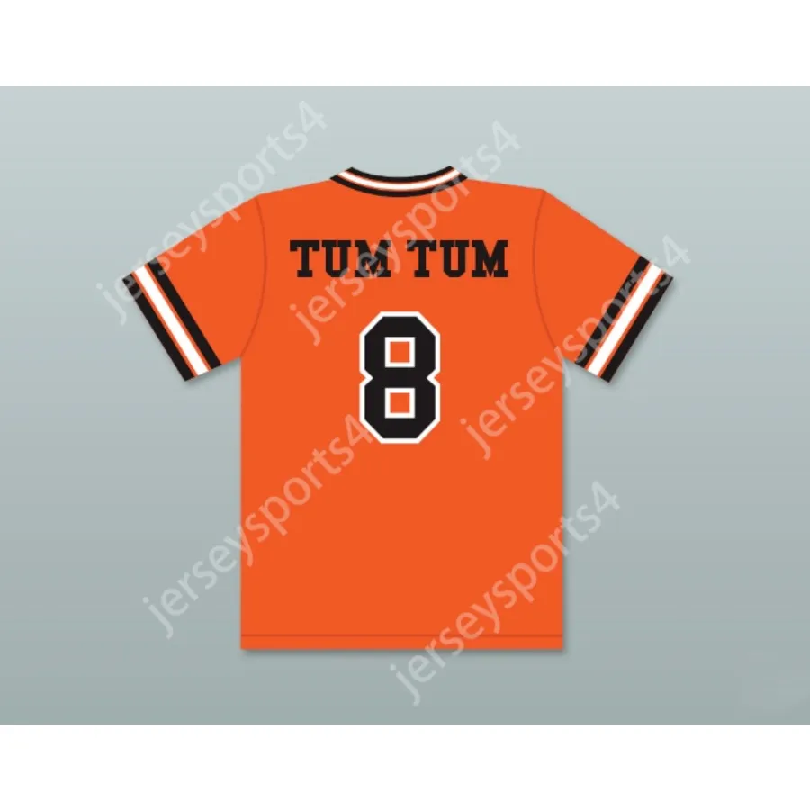 Custom Michael Tum Douglas 8 Dragons Baseball Jersey 3 Ninjas Reflam o novo número de nome S-6xl Stitched S-6xl