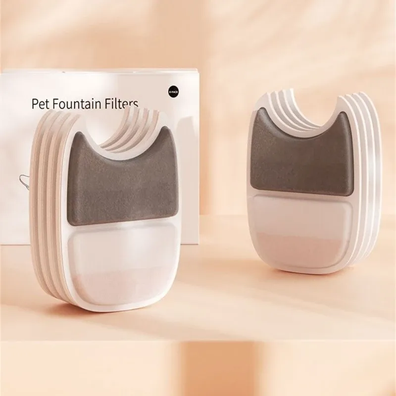 Purifiers 4L Cat Fountain Filter & Cotton Water Dispenser CoconutCharcoal Filters Pet Fountain Filtration for Water Purification