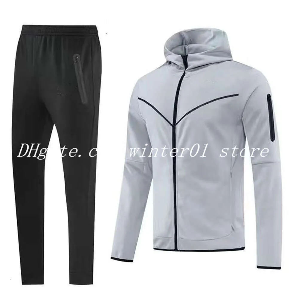 الصيف والخريف الرياضي للتكنولوجيا التكنولوجية مجموعة مصممة TechFleece Tracksuit رجالي المرأة الرياضة رياضة الركض سميك المسار الدعاوى الرجل القيعان العرق M-2XL 243