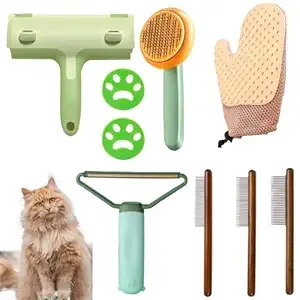 Self-Cleaning Pet Grooming Brush – Pink Stainless Steel Slicker Brush For Dogs & Cats, Removes Shedding & Mats - View #8