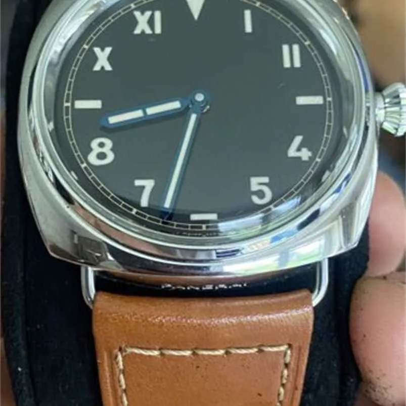 Luxus Uhren Replikate Panerei Automatische Chronographengelenksbeschwerden Radiomirs Kalifornien Zifferblatt 1936 PAM 00249 Gebraucht