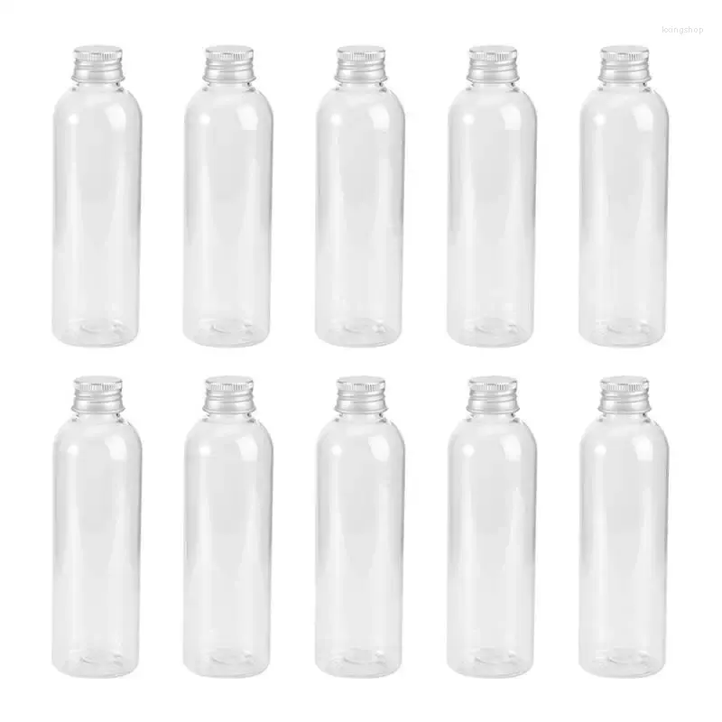 Bouteilles de rangement 10pcs shampooing de lotion de bouteille liquide de liquide rafraîchable Voyage en plastique vide