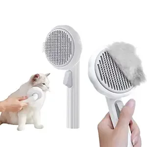 Image showcasing Pet Grooming Brush: Effortlessly Remove Shedding Fur & Mats - Easy ...