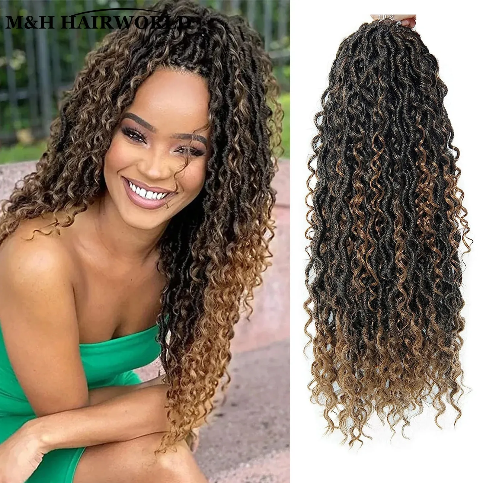 Богиня Faux Locs Крючковые волосы