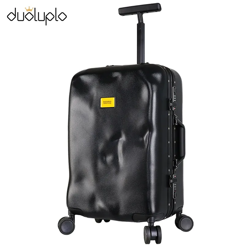 DUOLUPLO 2023 Italian Personality Design Travel Luggage Rolling Wheels