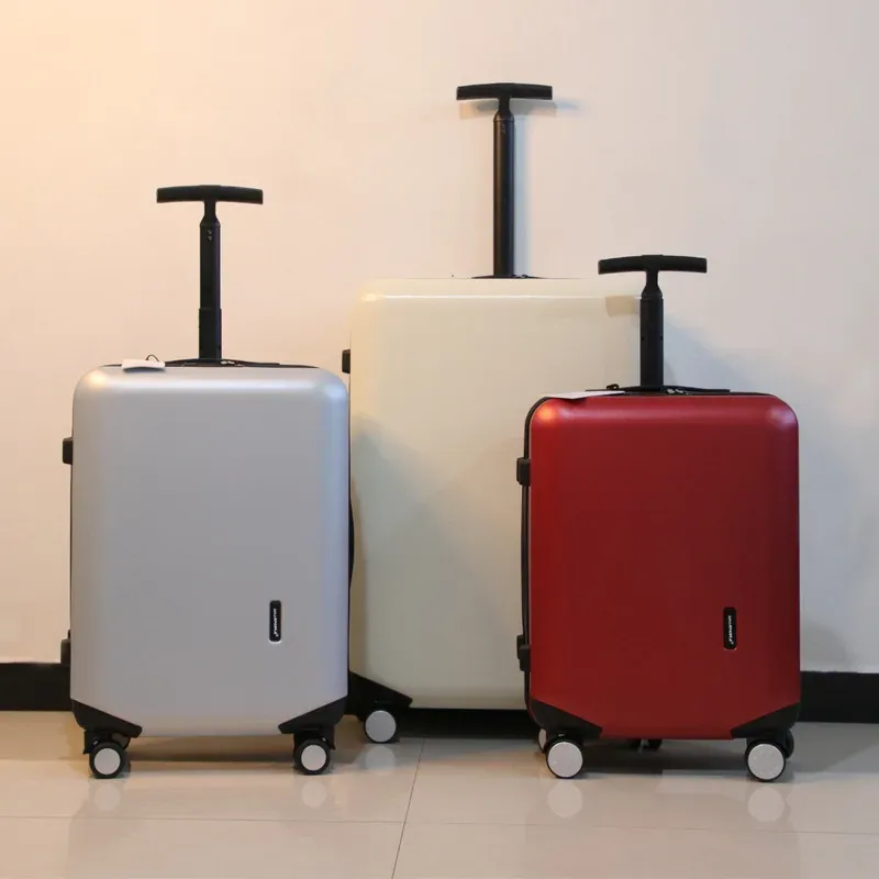 Carry-ons 20 "22" 24 "28 tum resesväskan Bagage Trolley Case Password Box Universal Wheel Boarding Box Rolling Suitcase