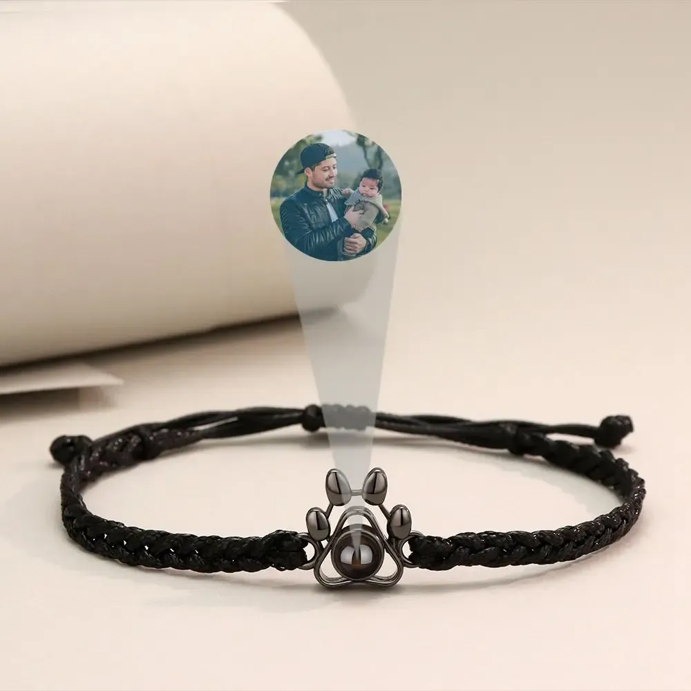 Strands Nuova moda Fashion personalizzata personalizzata Bracciale intrecciato per donne per uomo Bracciale di proiezione Bracciale di gioielli semplici Regali di memoria